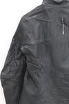 BORIS BIDJAN SABERI Double Zip Horseskin Top SS22 J4 FMM20020 Ink Grey